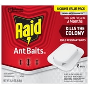 Raid Ant Baits III, Indoor Ant Insect Killer Traps, 8 Count