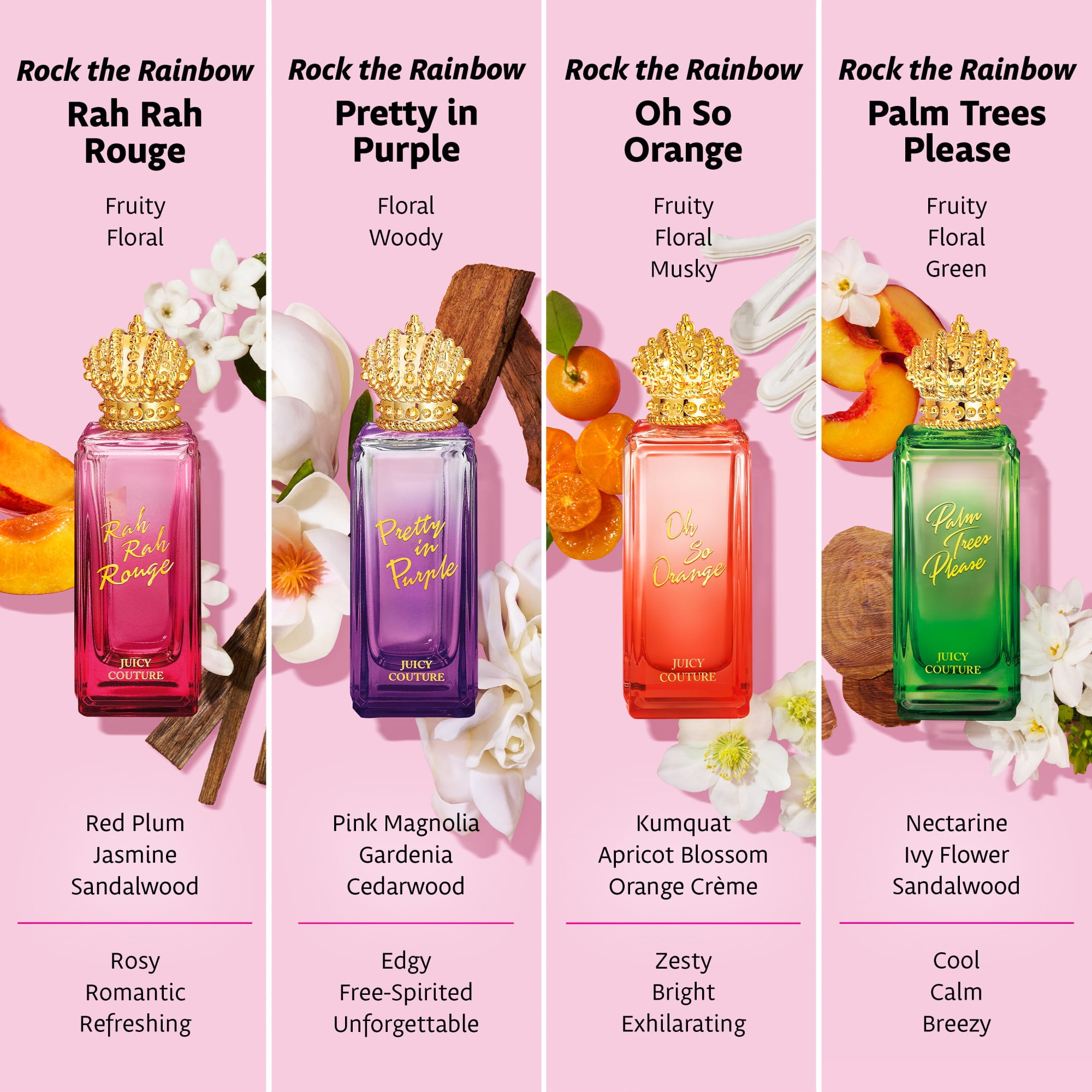 Juicy Couture Rah Rah Rouge 75ml Juicy Couture Rock The Rainbow Rah Rah Rouge Body Mist Spray
