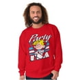 thumbnail image 3 of Dennis The Menace Party in the USA Sweatshirt for Men or Women Brisco Brands L, 3 of 6