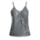 thumbnail image 1 of Blusas de moda para mujer Cuello en V Estampado floral Verano Sin mangas Casual Tanque Pompotops  lopia995102, 1 of 4