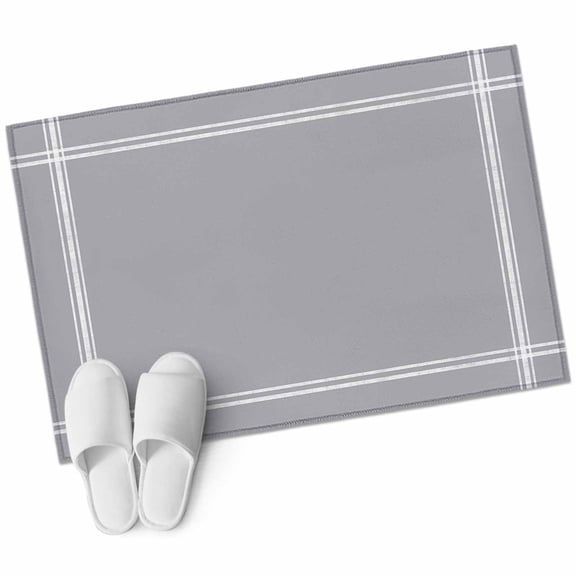 2x3 Washable Area Rugs,Pure Grey Non-Slip Soft Rug Indoor Carpet,Floor Rugs for Living Room Bedroom