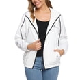 thumbnail image 6 of Purcoar Raincoat Women Lightweight Waterproof Rain Jackets Outdoor Hooded Windbreaker XS-XXL, 6 of 9