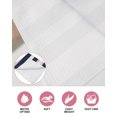 thumbnail image 6 of Pink Navy Blue Striped Kitchen Dish Towels for Drying Dishes Set of 4, Minimalist Abstract Lines Artwork Waffle Weave Microfiber Hand Tea Bathroom Towels Quick Dry & Absorbent Towel 12x12, 6 of 7