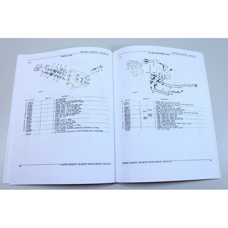 John Deere 316 Parts Catalog Wholesale USA
