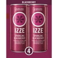 thumbnail image 3 of IZZE Sparkling Juice Beverage Blend Blackberry, No Sugar Added, 8.4 FL OZ, 4 Cans, 3 of 6