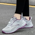 thumbnail image 2 of NOKIO Women's Wide Toe Box Road Running Shoes Wide Athletic Tennis Sneakers with Rubber Outsole Summer Comfortable Lightweight Walking Shoes Mesh Breathable Shoes Anti Slip Sports Shoes, 2 of 5