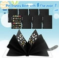 thumbnail image 5 of A5 Enamel Pin Display Book, 8 Pages Pins Collection Storage Organizer Book Clear PVC Cover Portable Travel Pin Display Book (Not Include Any Accessories), 5 of 18