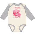 thumbnail image 3 of Inktastic It's my Mommy's 1st Mother's Day Boys or Girls Long Sleeve Baby Bodysuit, 3 of 5