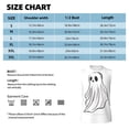thumbnail image 3 of Bingfone Cute Ghost Simple Drawing Pattern Men's Tank Tops Workout Sleeveless Tee Shirts Running Beach Tanks for Men-Large, 3 of 4
