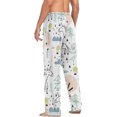 thumbnail image 5 of Men's Pajama Pants with Pockets Sleepwear Lounge Pants Stretch Casual Unicorn Hand Drawn, 5 of 6