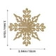 thumbnail image 1 of Juego de 12 adornos navideños de copos de nieve | Adornos de plástico para árbol de copos de nieve de 10 cm con diseño hueco y acabado brillante para decoración festiva, 1 of 6
