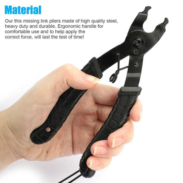 TSV Bike Chain Tool, Bicycle Chain Plier Quick Link Plier, Bike Link Pliers Remover Pliers, 2-in-1 Quick Open Close Bicycle Chain Link Tool for 7 8 9