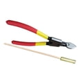 thumbnail image 3 of Abridor de Durian, pelador de frutas, abridor de boca de fruta lavable, extractor de conchas, palo para golpear, para acampar, Picnic, hogar, comedor Rojo, 3 of 9