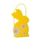 thumbnail image 3 of Suministros para la fiesta de la fiesta del de la Pascua con la bolsa de dulces reutilizables Cesta de conejo de Pascua para el cumpleaños de Amarillo, 3 of 8