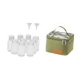 thumbnail image 2 of Kit de especias para acampar con bolsas de viaje de 100 ml de botellas de líquido fáciles de usar para usar dispensadores de condición para mochileros Verde, 2 of 8