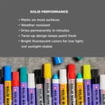 thumbnail image 4 of Sakura Solid Marker - Mess-Free Paint Marker Set for Indoor & Outdoor Applications - Multi-Surface - No Drip - Quick Drying - Trimmable Tip - Non-Toxic - Lemon, Orange, Pink & Green - 4 Count, 4 of 7