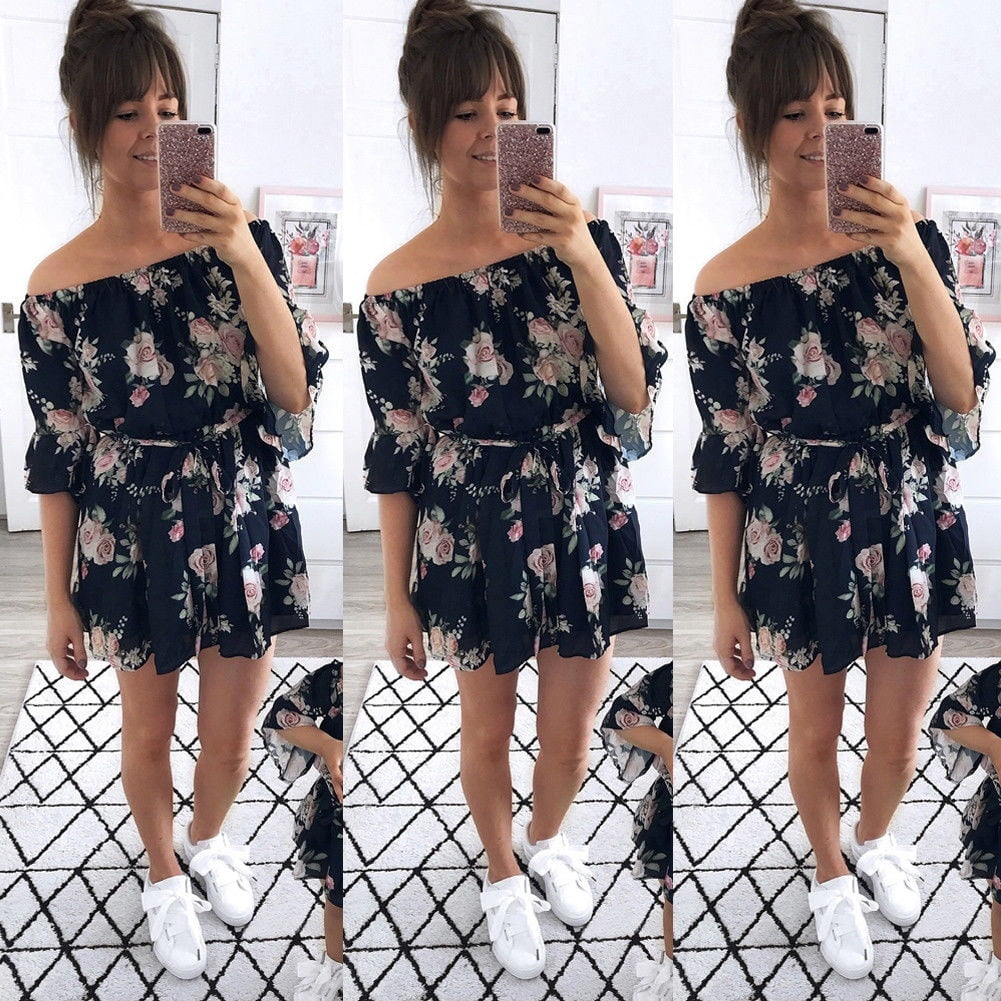 Family Dress Mother and Daughter Matching Girls Floral Outfits Clothes Dresses