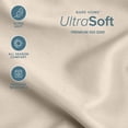 thumbnail image 4 of Bare Home 22" Extra Deep Pocket Sheet Set - Premium 1800 Collection - Ultra-Soft - Twin, Sand, 4 of 9