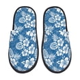 thumbnail image 2 of KLL Leaves And Flowers Slippers for Women Men House Slip on Indoor Outdoor Bedroom Furry Fleece Lined Ladies Comfy Anti-Skid Rubber Hard Sole-Medium, 2 of 8
