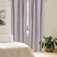thumbnail image 2 of Ambesonne Spring Window Curtains, Daisy Flowers Ornament Art, Each 28" W x 84" L, Purple Grey and Mint Green, 2 of 3