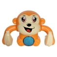 thumbnail image 1 of Vogacara Juguete educativo plástico del mono con el brazo giratorio de 360° y los juguetes activos del juguete del bebé de los bebés de la Videojuegos portátiles naranja Sin batería, 1 of 6