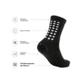 thumbnail image 4 of 6 Pares Calceta Deportiva Antiderrapante Hombre Gym Pilates Unitalla Negro, 4 of 6
