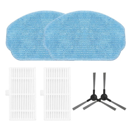 Replacement Parts Kit For Roborock For G20 Robot Vacuum Cleaner, Includes Side Brushes, HEPA Filters And Mop Cloths Accessories Set For Home Cleaning (A)