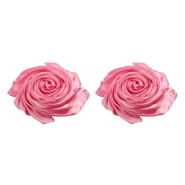 Minnieouse Bufanda de mujer, chal de playa de seda de estilo Simple, pañuelo para niña, cubierta para el cuello, accesorio de ropa, bufandas para niñas Rosado 2piezas Minnieouse CBP347471