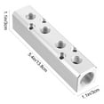 thumbnail image 4 of MasteelfCA Répartiteur de Collecteur d'Air en Aluminium Raccord Pneumatique, 4 of 8