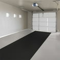 Waterproof Indoor/Outdoor Carpet Black 6' x 20' with Rubber Marine