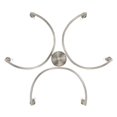 thumbnail image 4 of Golden Lighting 8209-6 PW Ellyn 6 Light Chandelier, Pewter, 4 of 5