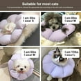 thumbnail image 6 of Cat Cone Collar,Cute Waterproof Cat Recovery Collar,Anti-Bite Lick Wound Healing Safety Elizabethan e Collar for Cats,Purple Flower All-Season Style…, 6 of 7