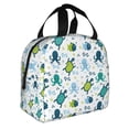 thumbnail image 2 of Sikiie Cartoon Sea Creatures Lunch Bag for Women & Men Adult Insulated Lunch Box, Food Lunch Containers Lunch Tote Bags for Work, Travel, Outdoor, 2 of 8