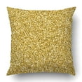 thumbnail image 1 of RYLABLUE Gold glitter texture Pillowcase Throw Pillow Cover Case 20x20 inches, 1 of 2