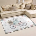 thumbnail image 2 of SKYSONIC Lightweight Soft Area Rugs Easter Watercolor Bunnies Floor Mat for Kids Playing Room Hardwood Floor Living Room Nursery Rugs, 60x39 in, 2 of 6