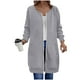 thumbnail image 2 of HongQid Women's Zip Up Hoodies Long Sleeve Long Tunic Sweatshirts Oversized Fleece Casual Fall Jacket Coat with Pocket, 2 of 4