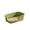 Light Green, variant on Extra Large Semi-Enclosed Cat Litter Box with High Sides, Durable Pet Toilet Tray for Indoor Cats and Dogs, Spacious Litter Pan with Scoop, 16.5 x 11.0 x 4.7 Inches