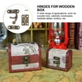 thumbnail image 4 of OULII 40 x hinges Vintage Box Latch Multi Iron Hardware for Box Repair, 4 of 6