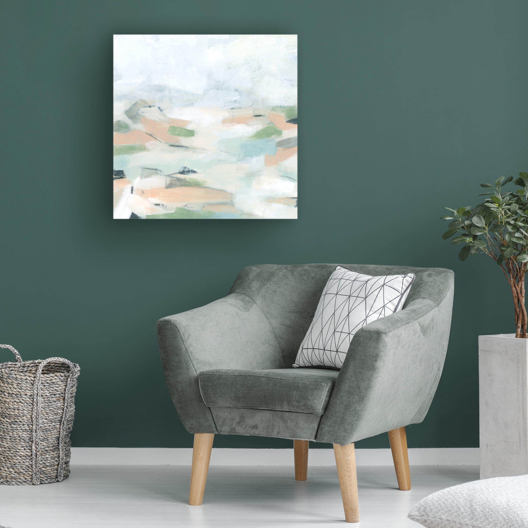 Trademark Fine Art June Erica Vess  Field Geomtery I Canvas Wall Art