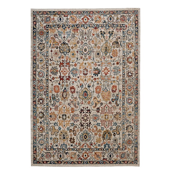 Linon Great Zero Ivory 2' X 3' Rectangle Area Rug RUGGZ1423