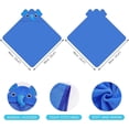 thumbnail image 3 of Blue Elephant - 90x90cm(0-6 years) Premium Cotton Cute Animal Face Hooded Baby Bath Towel, 3 of 5