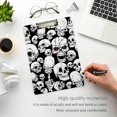 thumbnail image 5 of FMSHPON Horror Skull Clipboard Hardboard Wood Nursing Clip Board and Pull for Standard A4 Letter 13x9 inches, 5 of 7