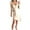 Beige, variant on YWDJ Holiday Holiday Cocktail Dresses for Women Fashion Women Casual Buttocks Solid Slimming Long Leeve Dress Beige L
