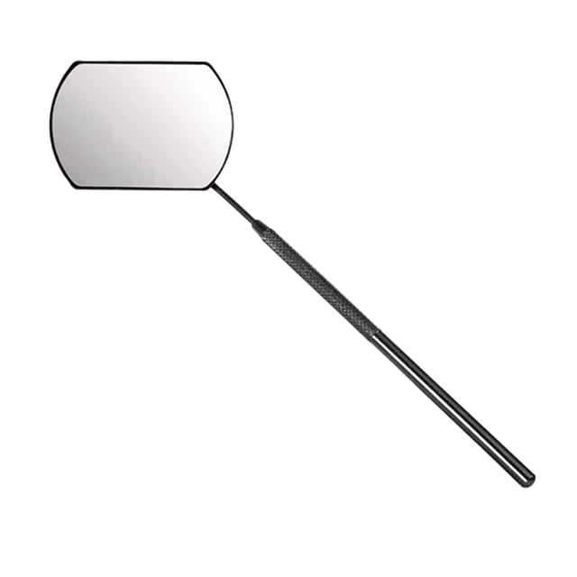 Soidarity Stainless Steel Mirror for Checking Eyelash Tools Applying Extension Pinceles de maquillaje y herramientas Negro