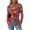 Floral Black Red, variant on Womens Long Sleeve Going Out Tops Fall Mesh Floral Blouses Slim Fitted Shirts Date Night Outfits