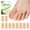 Beige, variant on Welnove Gel Toe Caps, 10 Count, Toe Cushions, Toe Protection for Corns, Calluses,Blisters & Toenails (Multi-Size, Clear)