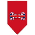 thumbnail image 3 of Pet and Dog Bandana Screen Printed, "Bone Shaped UK Flag", 3 of 10