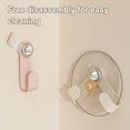 thumbnail image 3 of Opvise Adjustable Rotating Pot Lid Holder - Wall-Mounted Suction Cup Organizer for Lids, Pans, Cutting Boards | No Drill Installation | ABS Plastic Storage Rack, 3 of 8
