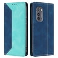 thumbnail image 1 of Phone Case for Motorola Edge 2022 FOXDOCK Premium Leather,Creative Dual-Color Cover with Card Slot,Shockproof, 1 of 7