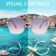thumbnail image 4 of Gafas de sol de montura grande con personalidad europea y americana, fabricadas en TR, metal y TAC., 4 of 5